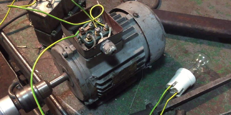 Как сделать генератор из двигателя стиральной машины
